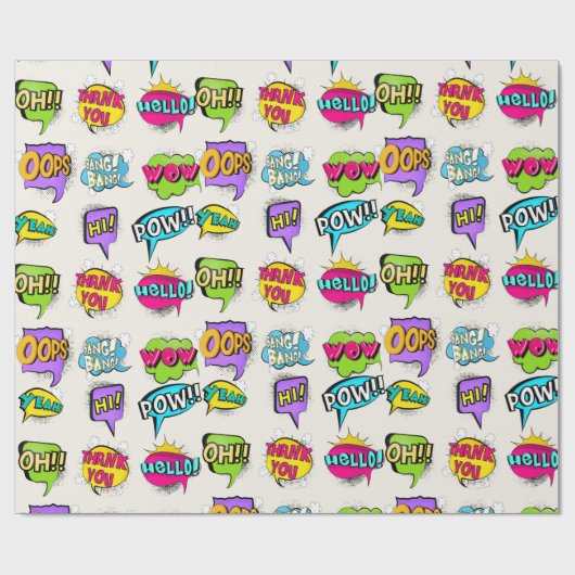 Fun Crazy Quotes Humor Cadeaupapier (Vlak)