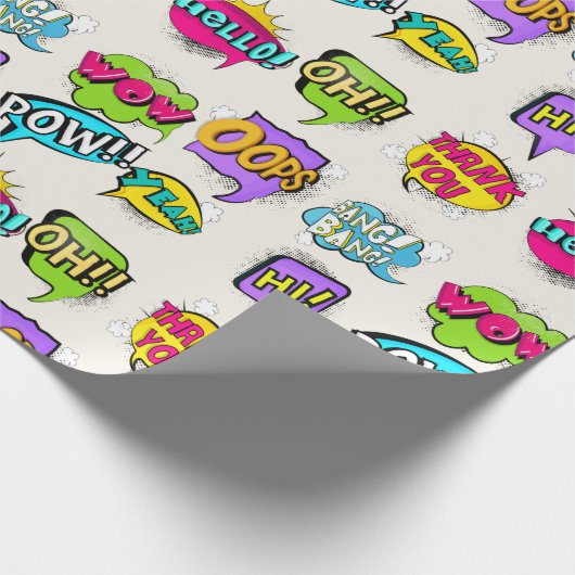 Fun Crazy Quotes Humor Cadeaupapier (Hoek)