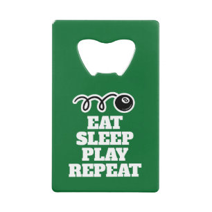 Fun creditcard flessenopener voor billiardspeler creditkaart flessenopener
