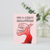 Fun & Creepy Halloween Briefkaart (Staand voorkant)