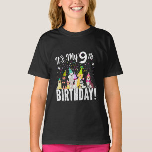 Fun Crew Grafisch T-shirt voor Meisjes van 9 Jaar