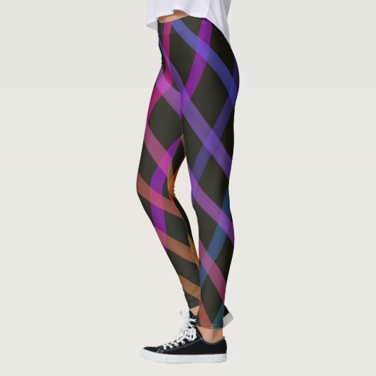 Fun Criss Cross Happy Rainbow Leggings (Links)