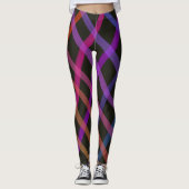 Fun Criss Cross Happy Rainbow Leggings (Voorkant)