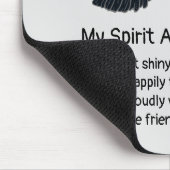 Fun Crows Bird Spirit Animal Humor Quote Totem Muismat (Hoek)