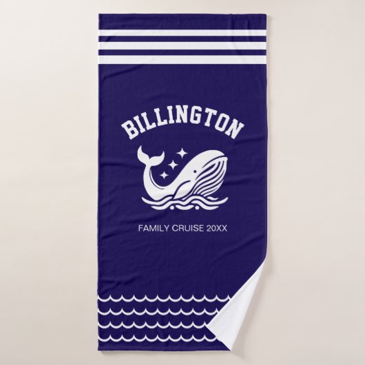 Fun Cruise Ship Beach Towel – Family Reunion  Badhanddoek (Badhanddoek)