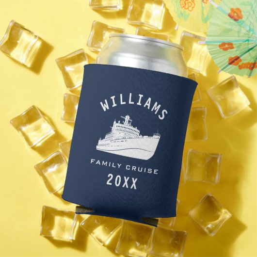 Fun Cruise Ship Zee Family Reunion Summer Vacking Blikjeskoeler (Insitu Zomer)