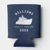 Fun Cruise Ship Zee Family Reunion Summer Vacking Blikjeskoeler (Achterkant)