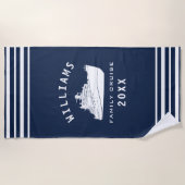 Fun Cruise Ship Zee Family Reunion Summer Vacking Strandlaken (Voorkant)