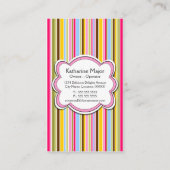 Fun Cupcake & Baker's Pet Visitekaartjes (Achterkant)