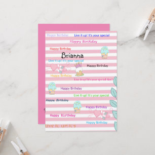 FUN Cupcake Happy Birthday uitnodiging