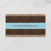 Fun  Cupcake-Visitekaartje Visitekaartje (Achterkant)
