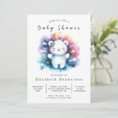 Fun Custom Beer Baby shower Kaart (Staand voorkant)