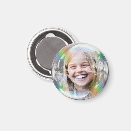 Fun Custom Bubble Magneet (Voorkant / Achterkant)