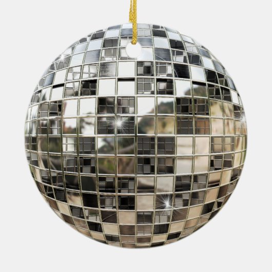 Fun Custom Disco Mirrorball Ornament (Achterkant)