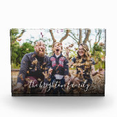 Fun Custom Familienaam Fotoblokken (Voorkant)