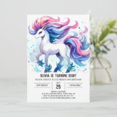 Fun Custom Horse Verjaardag Kaart (Staand voorkant)