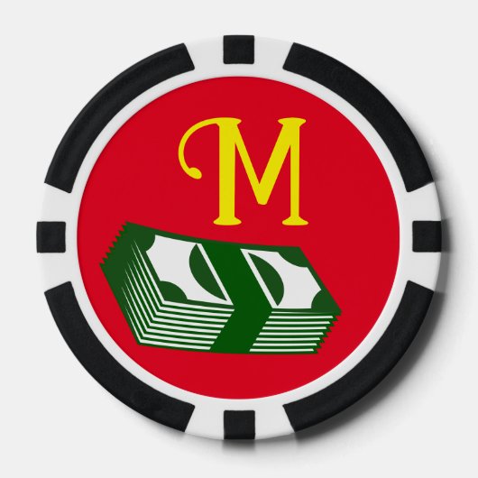 FUN! 🎲 Custom Initial Money Chip (Voorkant)