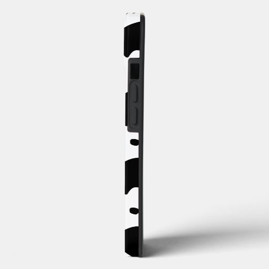 Fun Custom Name Holstein Koe Animal Print Patroon Case-Mate iPhone Case (Achterkant / Links)