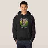 Fun Custom Pet Photo Circle Best Dog Dad World Hoodie (Voorkant volledig)