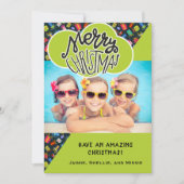 Fun Custom Photo Children's Kerstmis Feestdagenkaart (Voorkant)