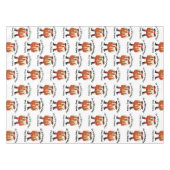 Fun Custom Pudding Merry Kerstmis Tafelkleed (Voorkant (Horizontaal))