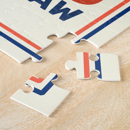 Fun custom text, oom Sam "Ik wil jou" poster, Legpuzzel (Zijkant)