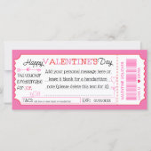 Fun Custom Valentijnsdag Kaart as Gift Voucher (Voorkant)