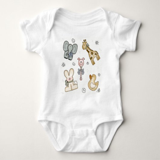 Fun Cute Animal Friends Shirt (Voorkant)