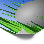 Fun Cute Book Worm Bookworm Poster Print (Hoek)