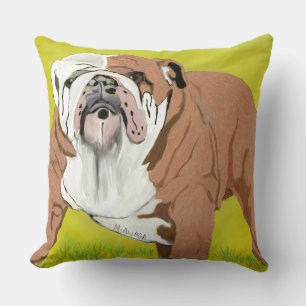 Fun Cute Bull Dog Decor Sierkussen