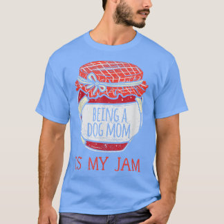 Fun Cute Dog Mama T-shirt