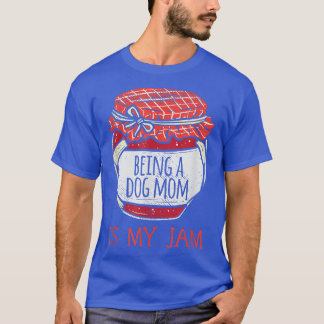 Fun Cute Dog Mama T-shirt