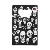 Fun Cute Hand Drawn Skulls Creditkaart Flessenopener (Voorkant)