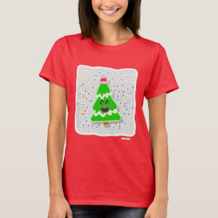 Fun Cute Kawaii Kerstfeestdag - Boom T-shirt