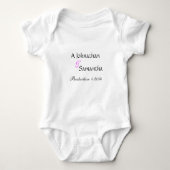 Fun Cute Personalized Baby One Piece Romper (Voorkant)