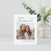 Fun Cute Photo Bridesmaid proposal Kaart Sjabloon (Staand voorkant)