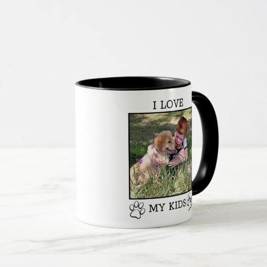 Fun Cute Photogram Greatest Moeder of Vader Mok (Voorkant rechts)