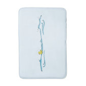 Fun Cute Whimsical Rubber Duck Badmat (Voorkant Verticaal)