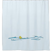 Fun Cute Whimsical Rubber Duck Douchegordijn (Voorkant)