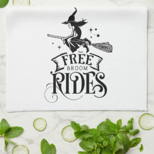 Fun Cute Witch Free Broom Rides Halloween Theedoek
