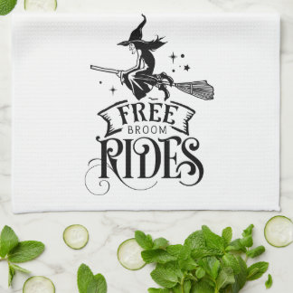 Fun Cute Witch Free Broom Rides Halloween Theedoek