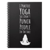 Fun Cute Yoga Gift Ideas For Her Notitieboek (Voorkant)