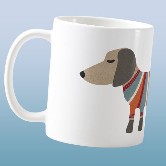 Fun Dachshund Dog Koffiemok