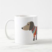 Fun Dachshund Dog Koffiemok (Links)