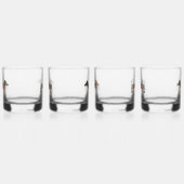 Fun Dachshund Wiener Worst Hond Gepersonaliseerde  Whisky Glas (Links)