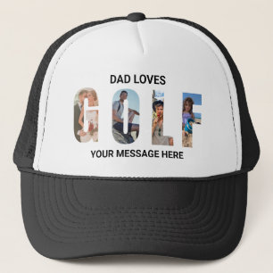 Fun Dad Golf Custom 4 Foto's Bericht Trucker Pet