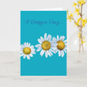 Fun Daisy Birthday Card Kaart (Gele Bloem)