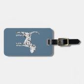 Fun Dalmatian Dog Bagagelabel (Voorkant horizontaal)