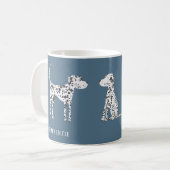 Fun Dalmatian Dog gepersonaliseerd Koffiemok