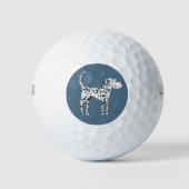 Fun Dalmatian Dog Golfballen (Voorkant)